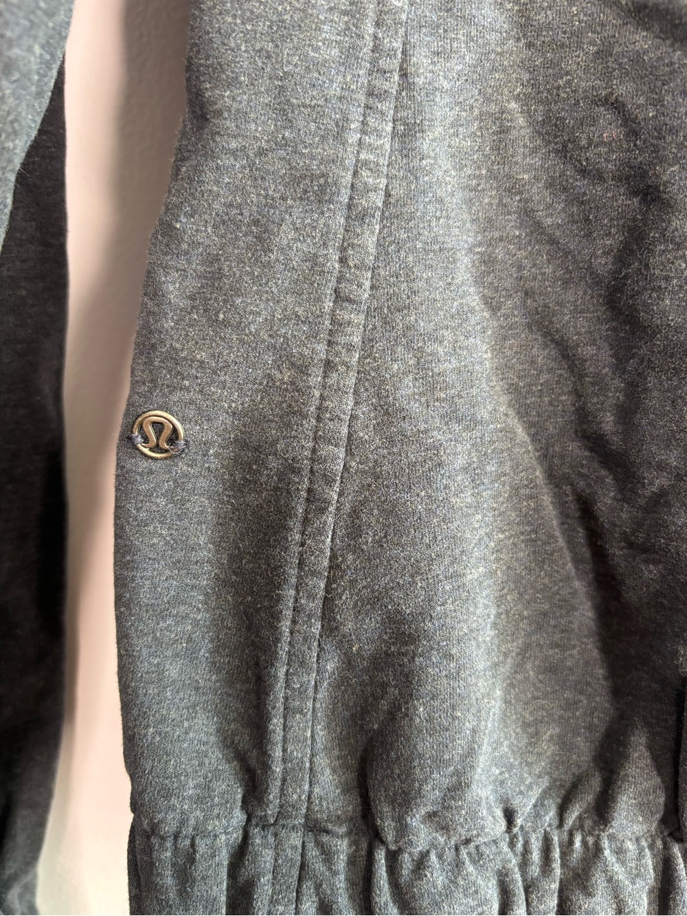 lululemon athletica After All Pullover Charcoal Cozy Funnel Neck Size 6 - Picture 7 of 7